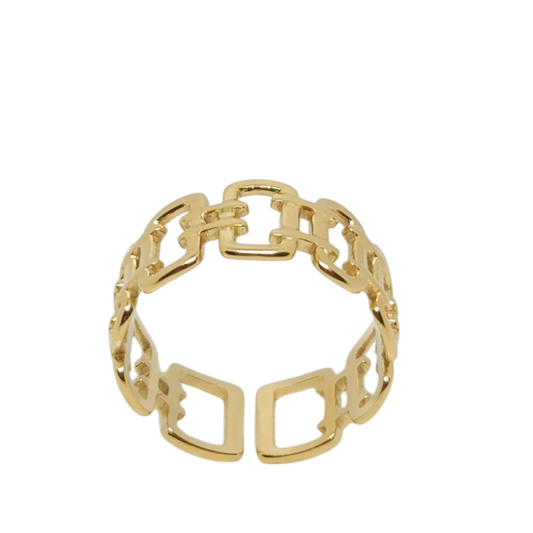 bague Square Chain