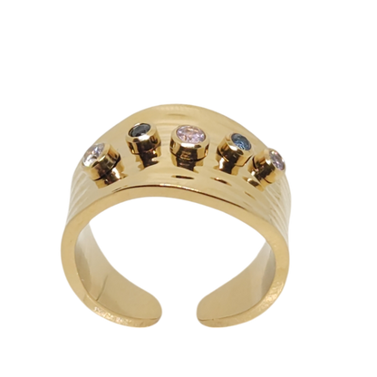 bague Colorful Gem No Adjustable