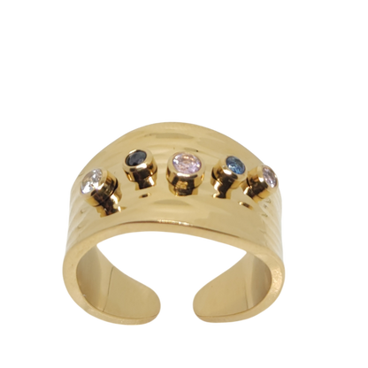 bague Colorful Gem No Adjustable