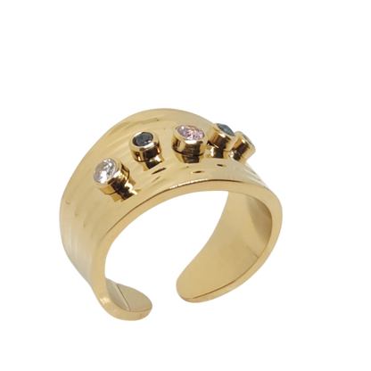bague Colorful Gem No Adjustable