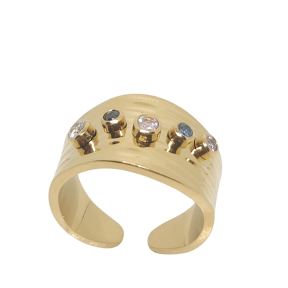 bague Colorful Gem No Adjustable