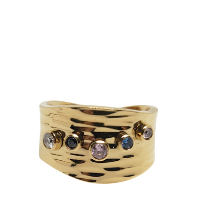 bague Colorful Gem No Adjustable