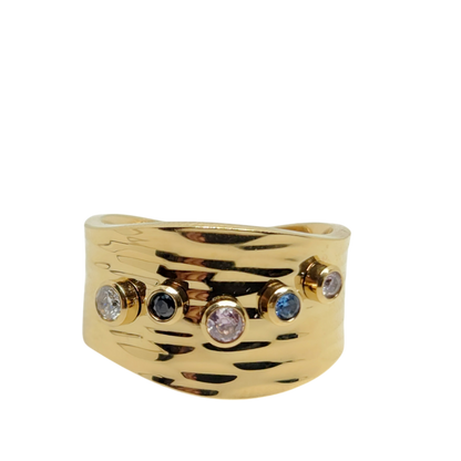 bague Colorful Gem No Adjustable