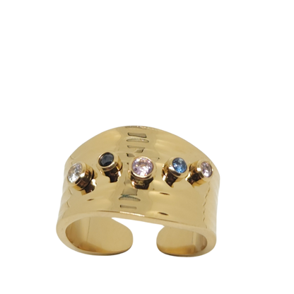 bague Colorful Gem No Adjustable
