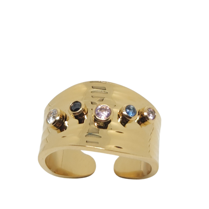 bague Colorful Gem No Adjustable