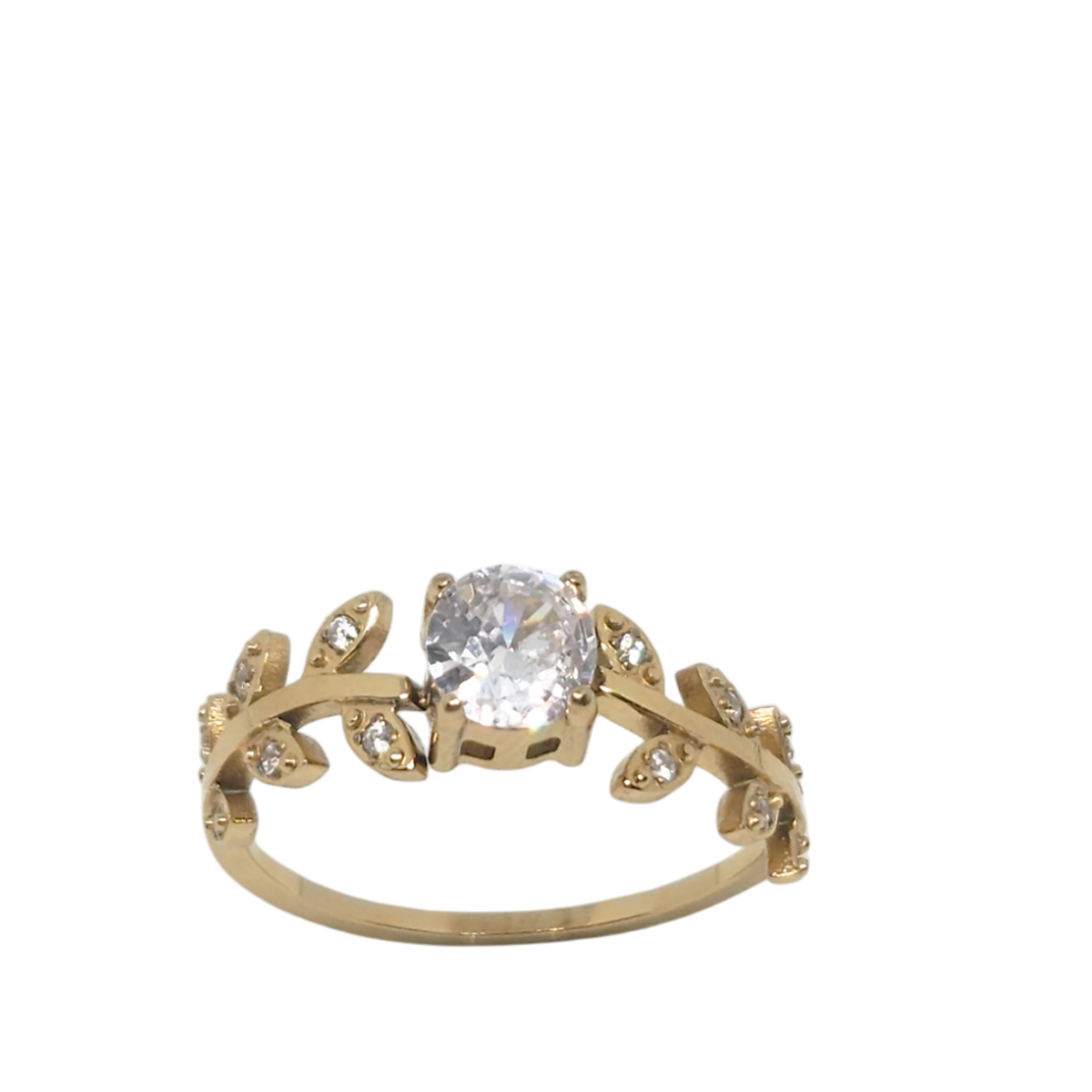 bague Gold Olive Leaf