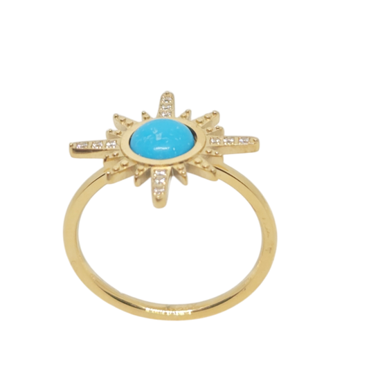 bague Blue Sunburst