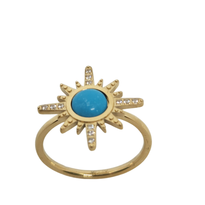 bague Blue Sunburst