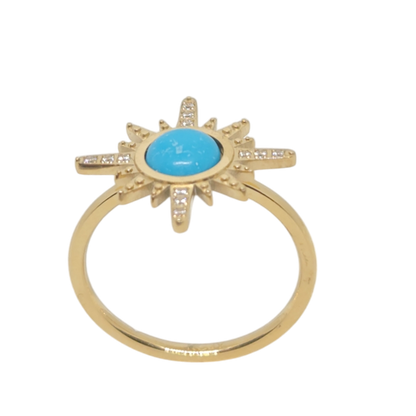 bague Blue Sunburst