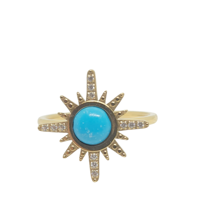 bague Blue Sunburst