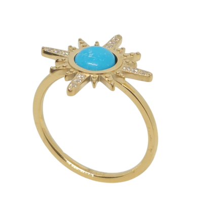 bague Blue Sunburst