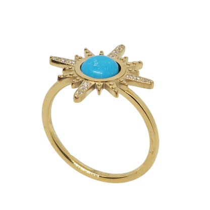 bague Blue Sunburst