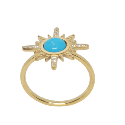 bague Blue Sunburst