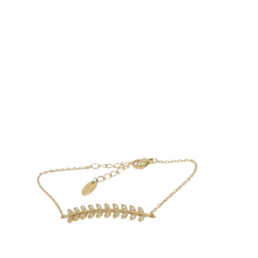Gourmette Gold Olive Leaf